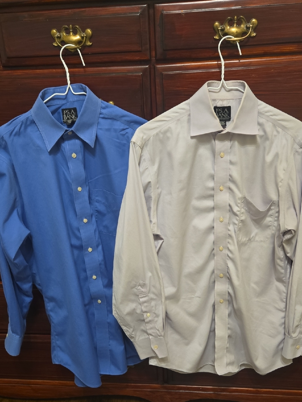 Jos. A. Bank Blue and Lavender Long-Sleeve Dress Shirts